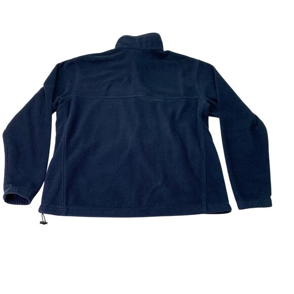 Columbia Mens XL Navy Blue Full Zip Long Sleeve Jacket Cinch Waist READ - Picture 3 of 11